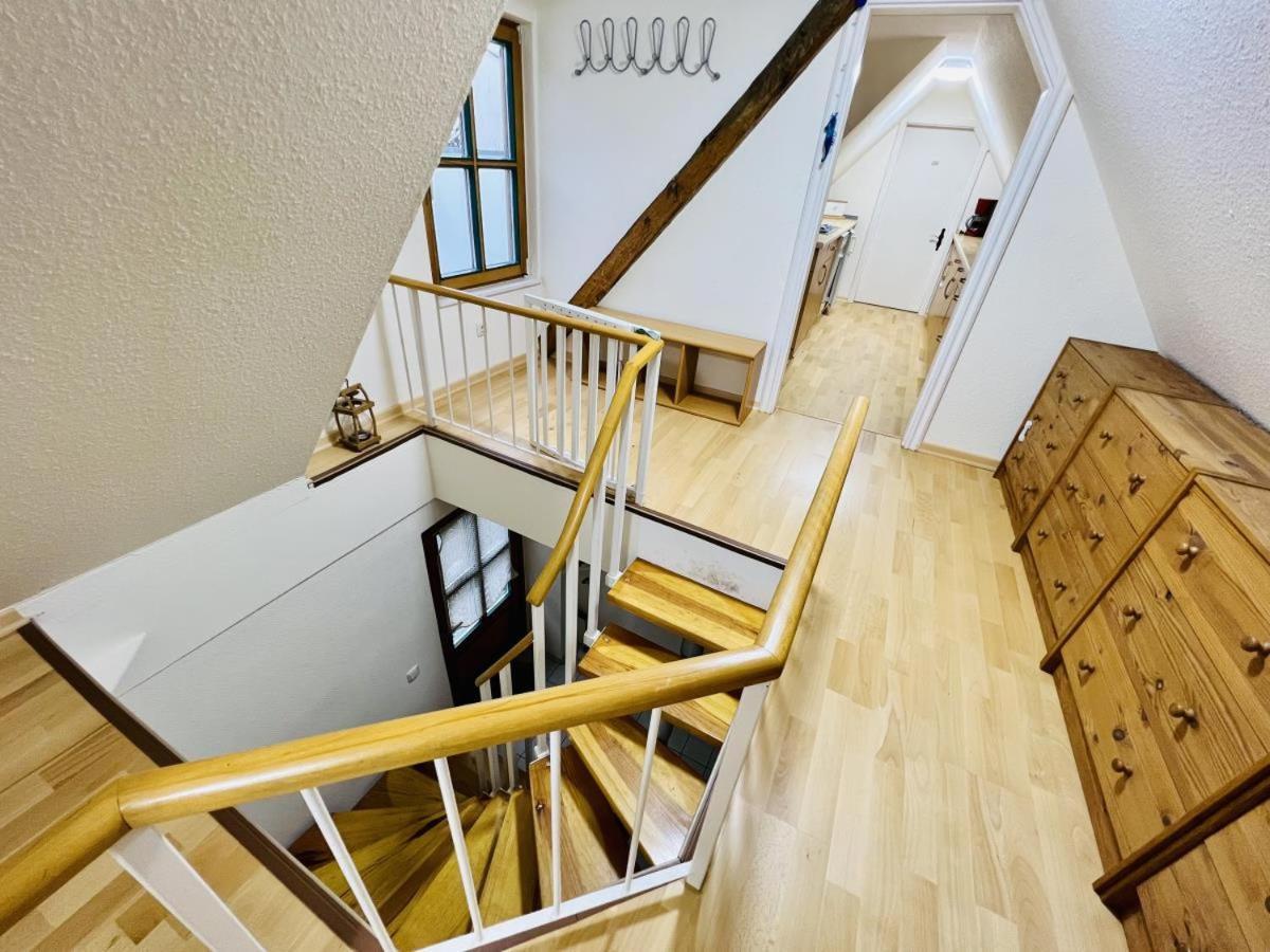 Appartement Blaue Tulpe, Balkon Mit Traumblick à Rostock Extérieur photo